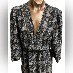 Max Studio Floral Crepe Dress